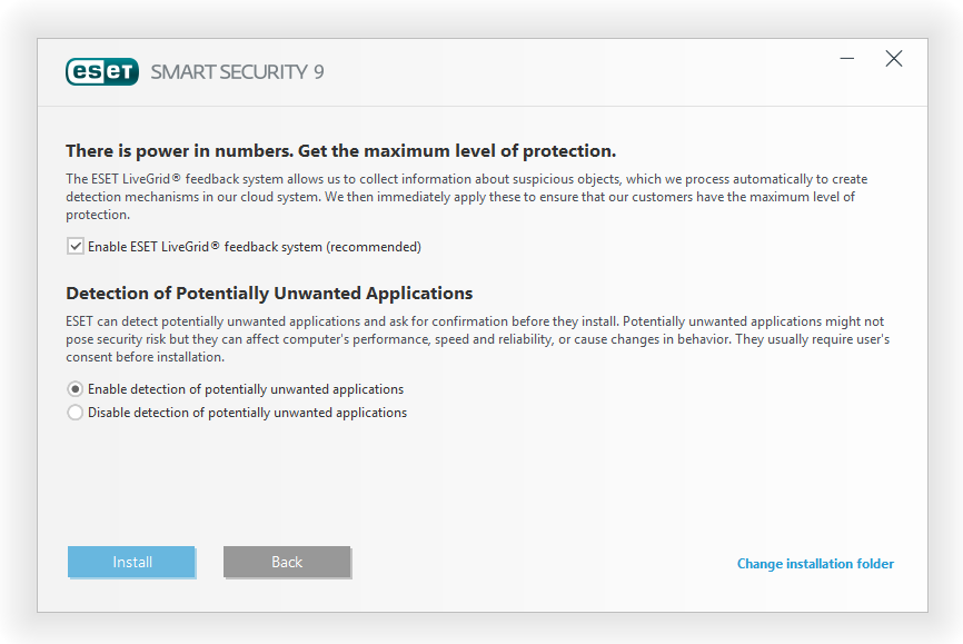 مرحله سوم نصب و راه اندازی آنتی ویروس ESET Smart Security