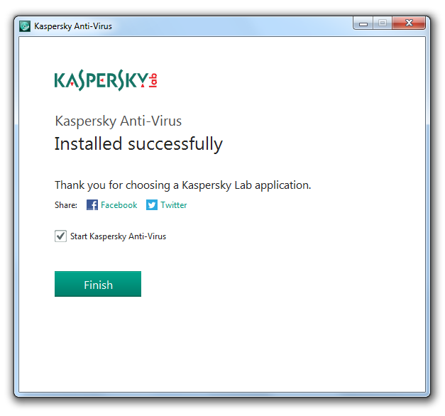 مرحله سوم نصب و راه اندازی آنتی ویروس Kaspersky Antivirus