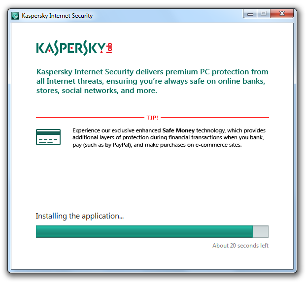 مرحله دوم نصب و راه اندازی آنتی ویروس Kaspersky Internet Security